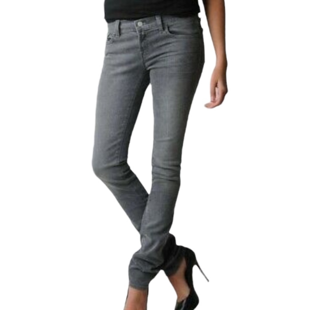 J Brand Low Rise Pencil Leg Jeans in Gray size 27.